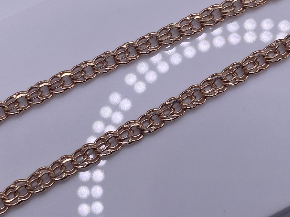 ЦПБС585 ЦЕПЬ ПУСТОТЕЛАЯ Бисмарк (Au 585)