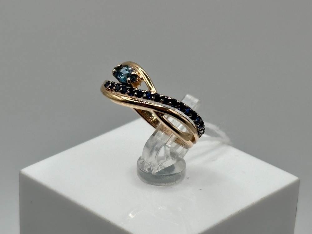 КОЛКМИ585 КОЛЬЦО С КАМНЯМИ (Au 585)