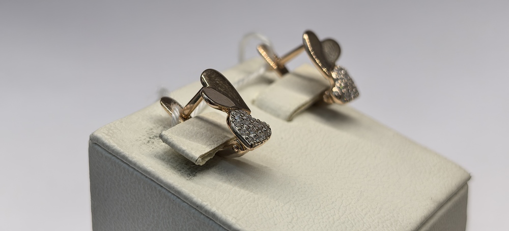 СЕРЬГИ С КАМНЯМИ (Au 585)