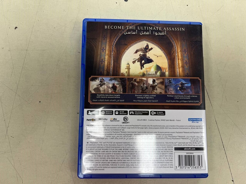 Игра  Playstation 5 Assassins Creed Mirage