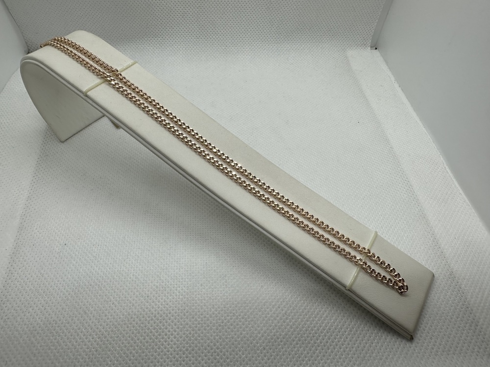 8080002П-40 ЦЕПЬ ПУСТОТЕЛАЯ Панцирное (Au 585)