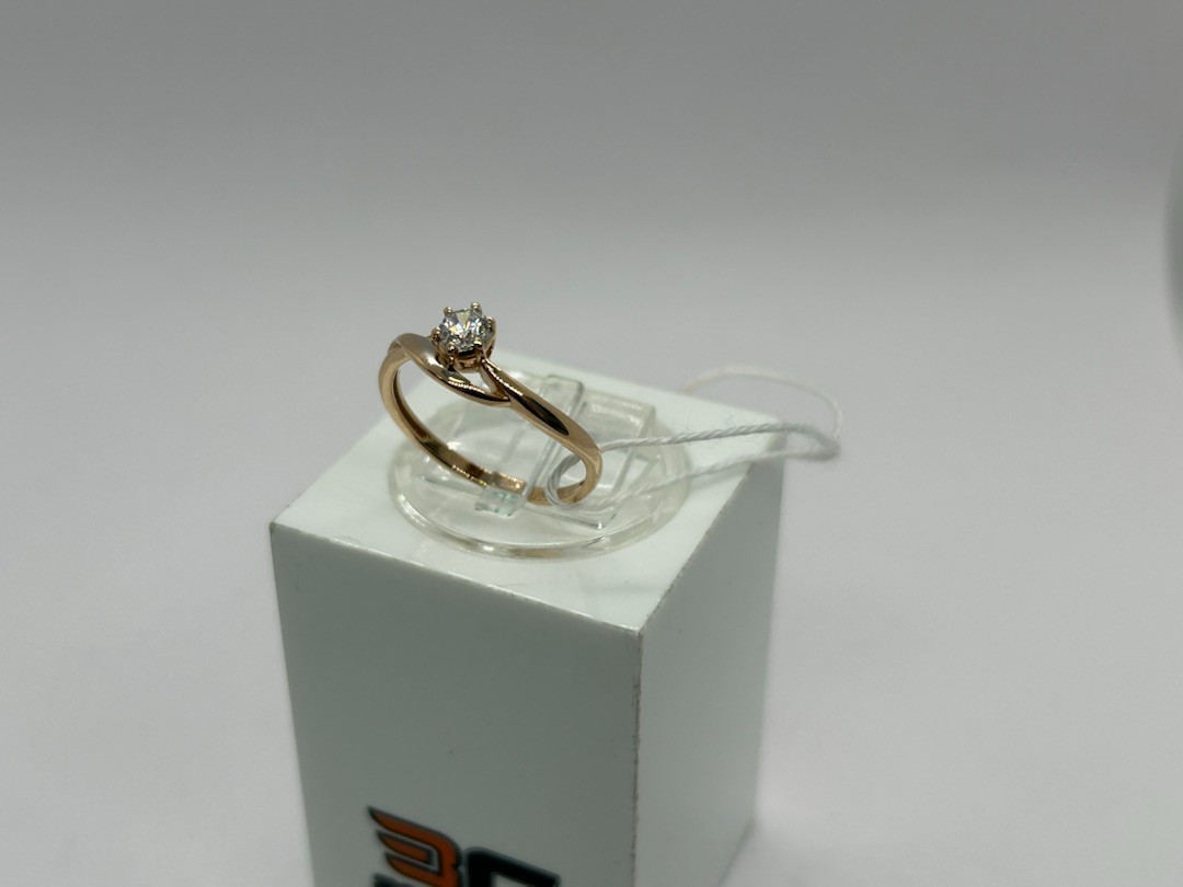 КОЛЬЦО С КАМНЕМ (Au 585)