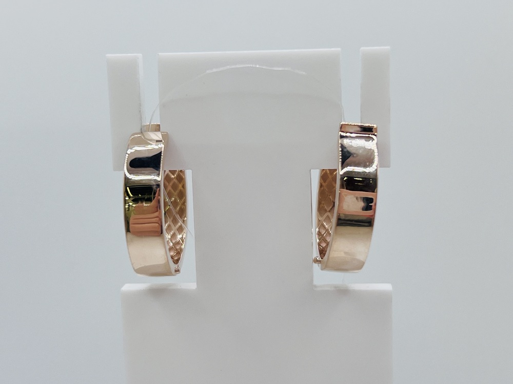 СЕРЬГИ БЕЗ КАМНЯ (Au 585)