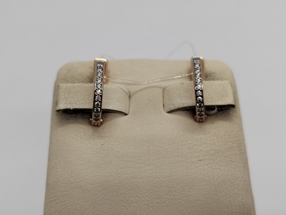 СЕРЬГИ С КАМНЯМИ (Au 585)