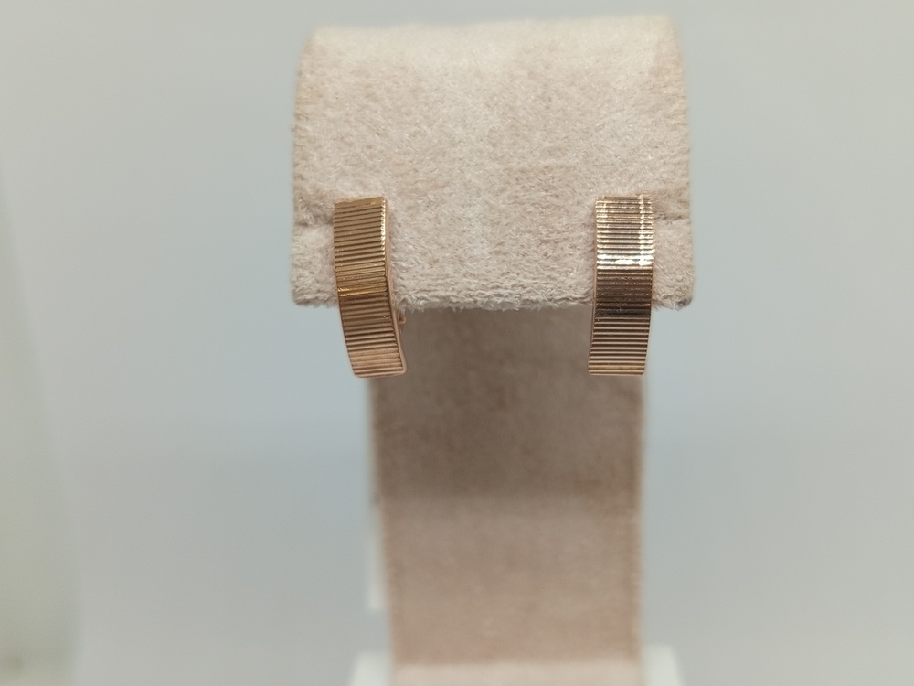 СЕРЬГИ БЕЗ КАМНЯ (Au 585)