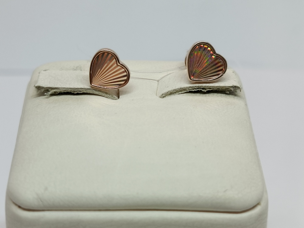 СЕРЬГИ ПУСЕТЫ без камня (Au 585)