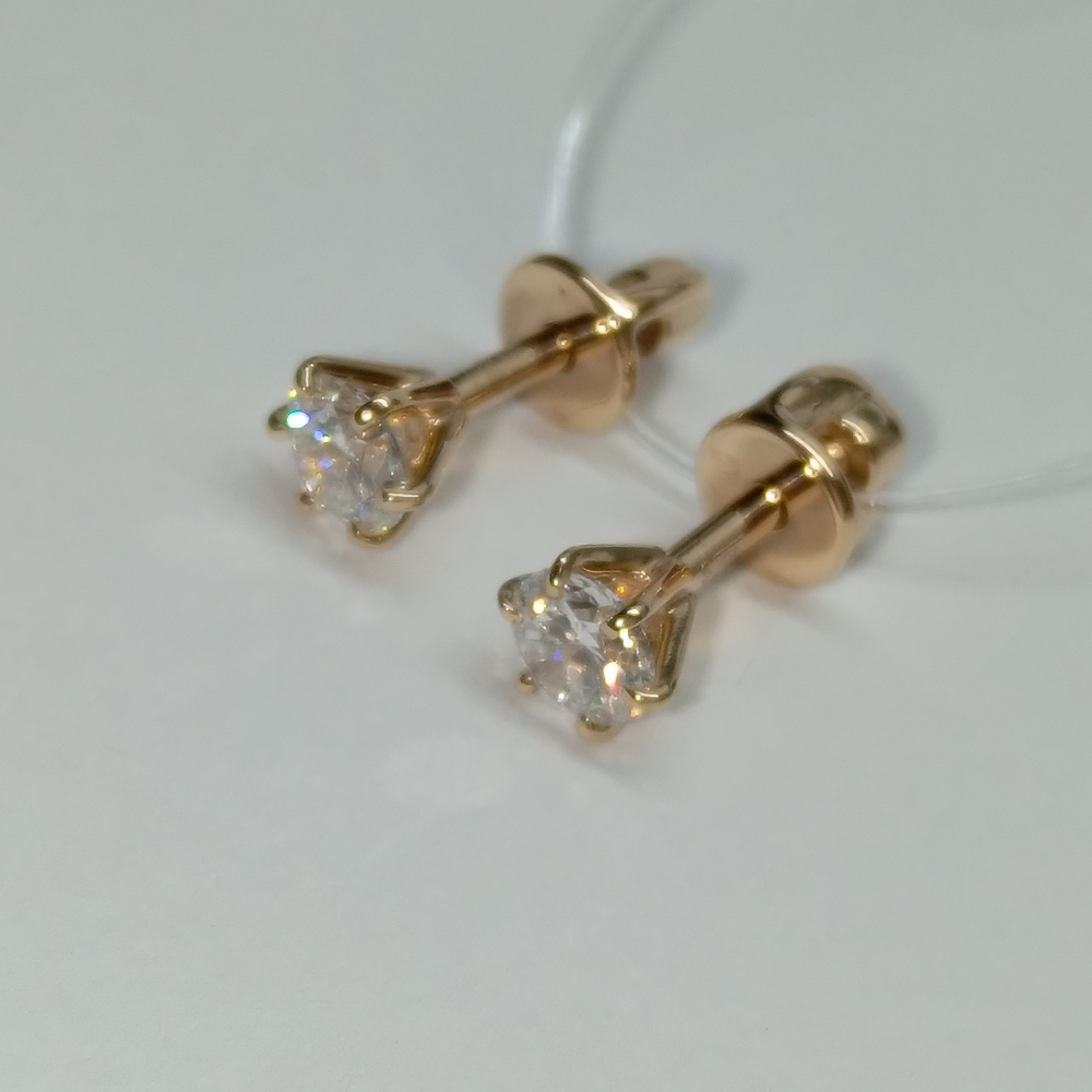 СЕРЬГИ БРИЛЛИАНТ (Au 585)