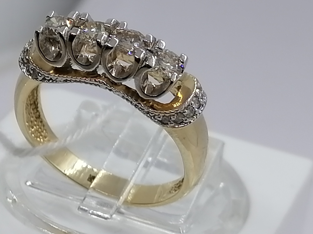 КОЛЬЦО БРИЛЛИАНТ Au 585 КОЛЬЦО БРИЛЛИАНТ Au 585