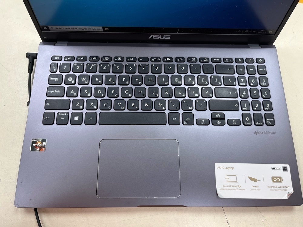 Ноутбук ASUS; Ryzen 3 3200U, Radeon Vega Frontier Edition, 4 Гб, 256 Гб, Нет