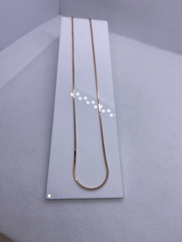 ЦЕПЬ ПОЛНОВЕСНАЯ Снейк квадратный (Au 585)