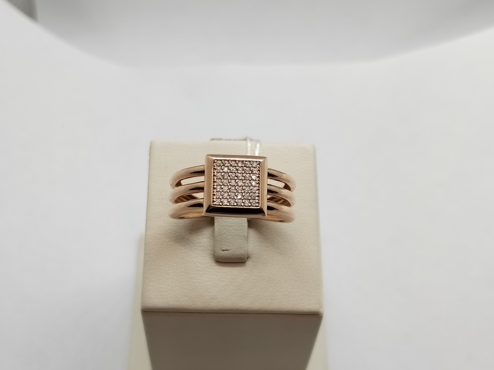 КОЛКМИ585 КОЛЬЦО С КАМНЯМИ (Au 585)