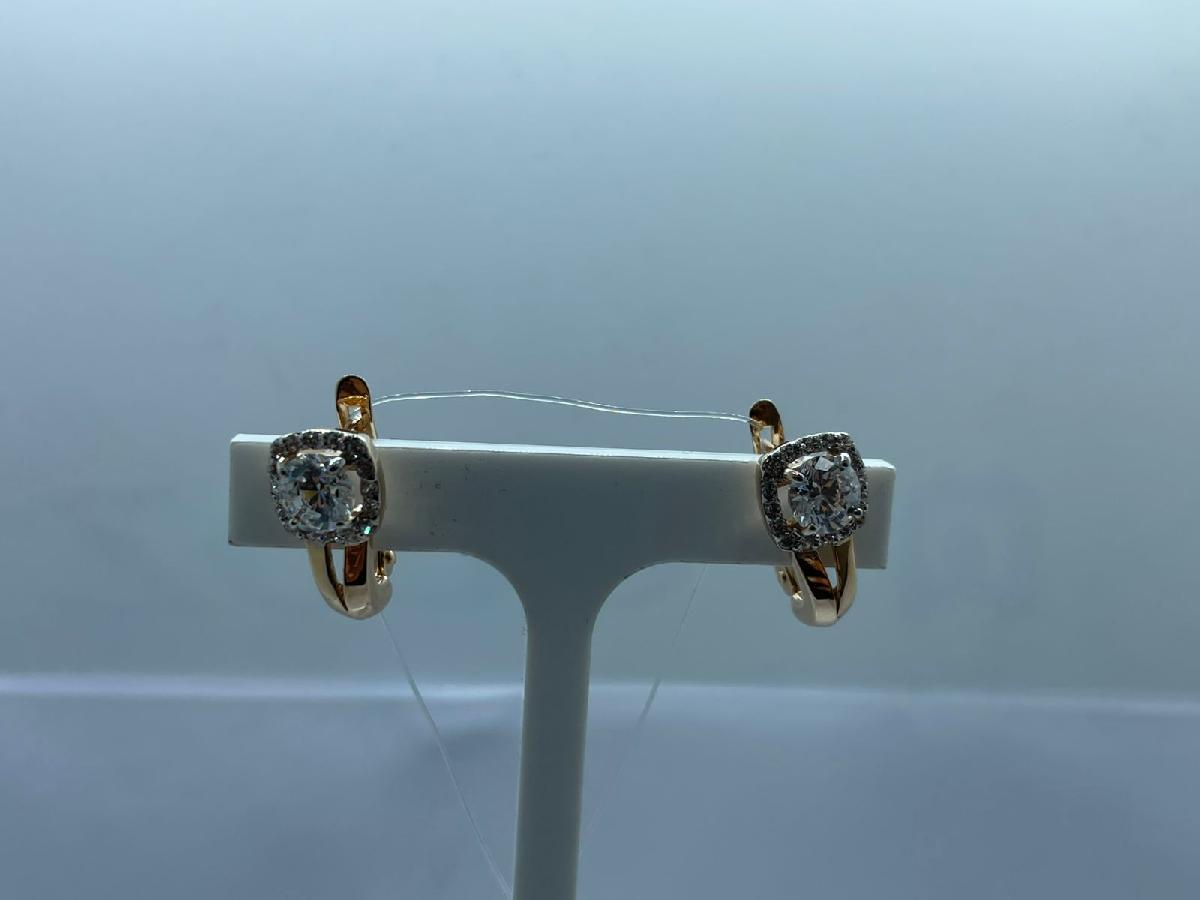 СЕРЬГИ С КАМНЯМИ (Au 585)