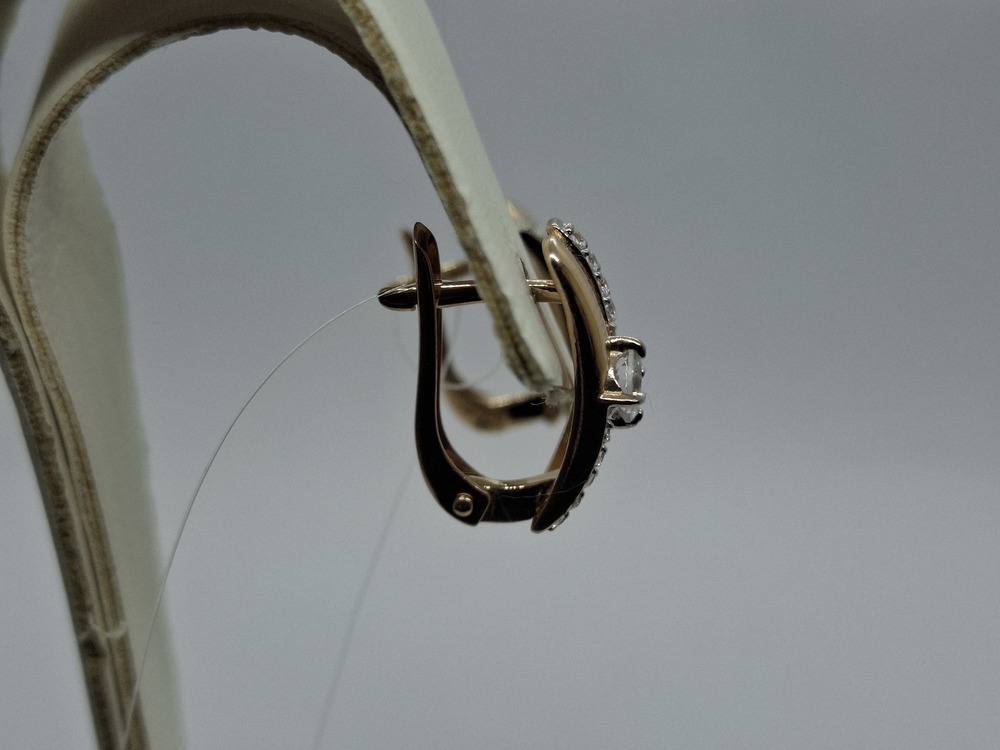 СЕРЬГИ С КАМНЯМИ (Au 585)