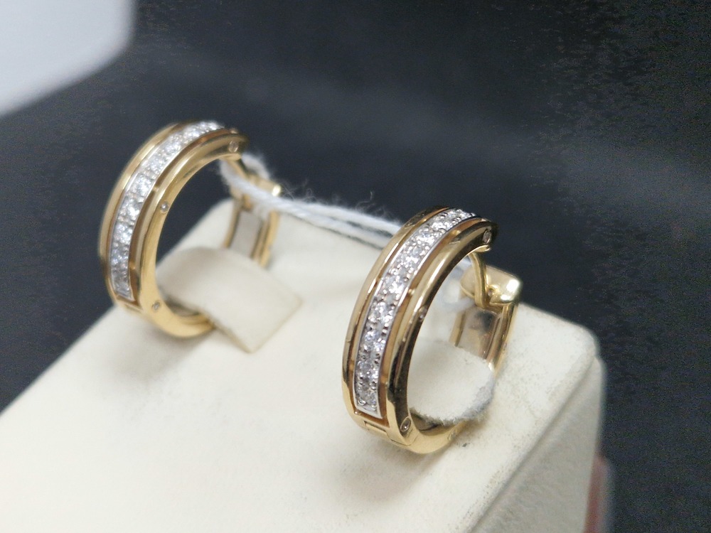 СЕРЬГИ БРИЛЛИАНТ (Au 585)