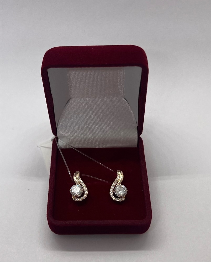 СЕРЬГИ С КАМНЯМИ (Au 585)