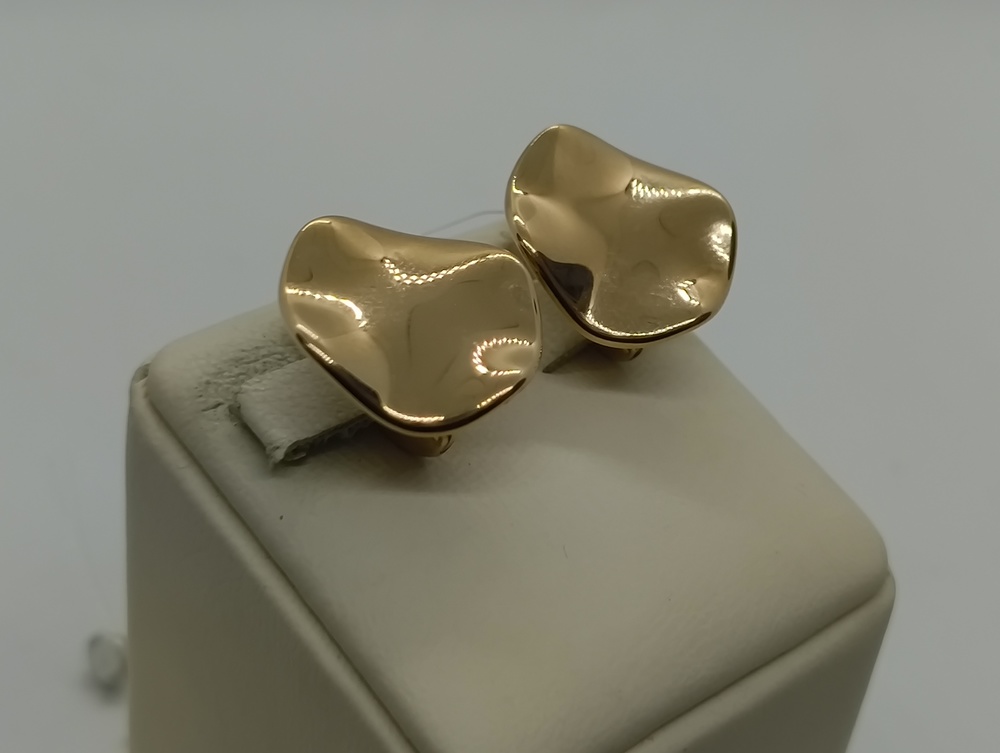 СЕРЬГИ БЕЗ КАМНЯ (Au 585)