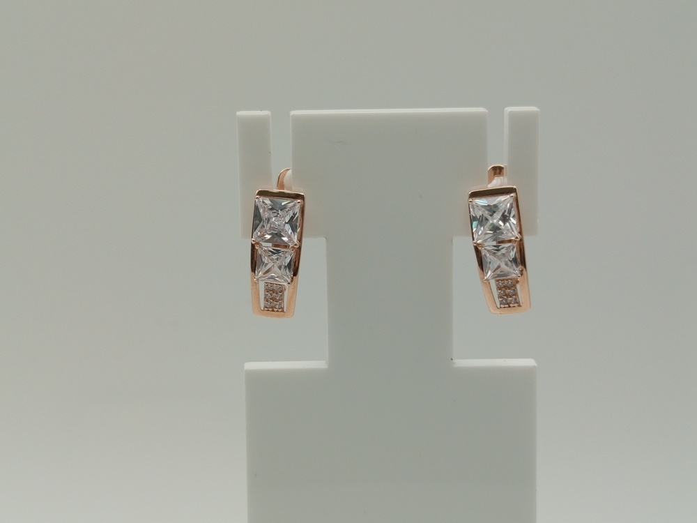 СЕРЬГИ С КАМНЯМИ (Au 585)