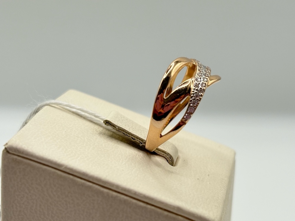 КОЛКМИ585 КОЛЬЦО С КАМНЯМИ (Au 585)