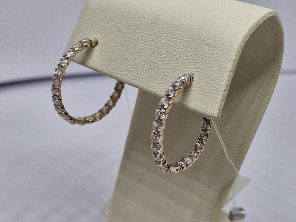 СЕРЬГИ С КАМНЯМИ (Au 585)