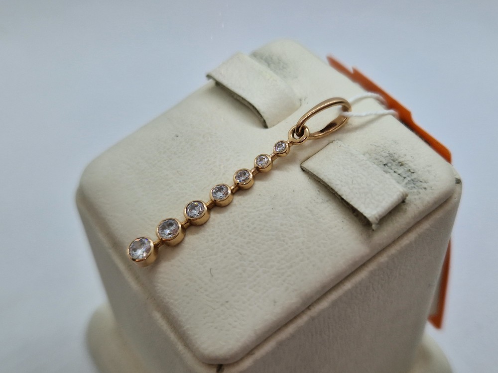 ПОДВЕСКА С КАМНЯМИ (Au 585)