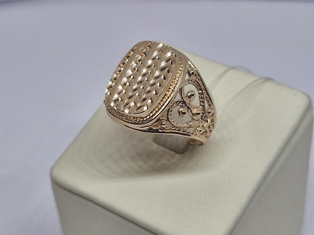 КОЛЬЦО ПЕЧАТКА без камня (Au 585)