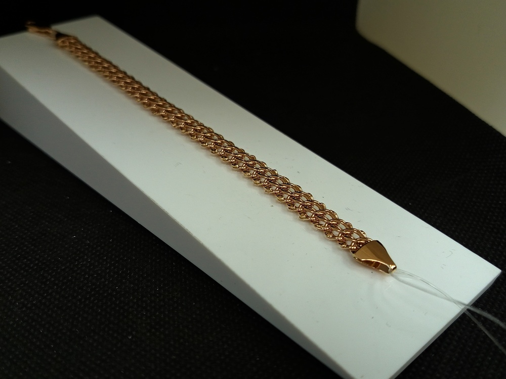 БРАСЛЕТ ПУСТОТЕЛЫЙ Итальянка (Au 585)