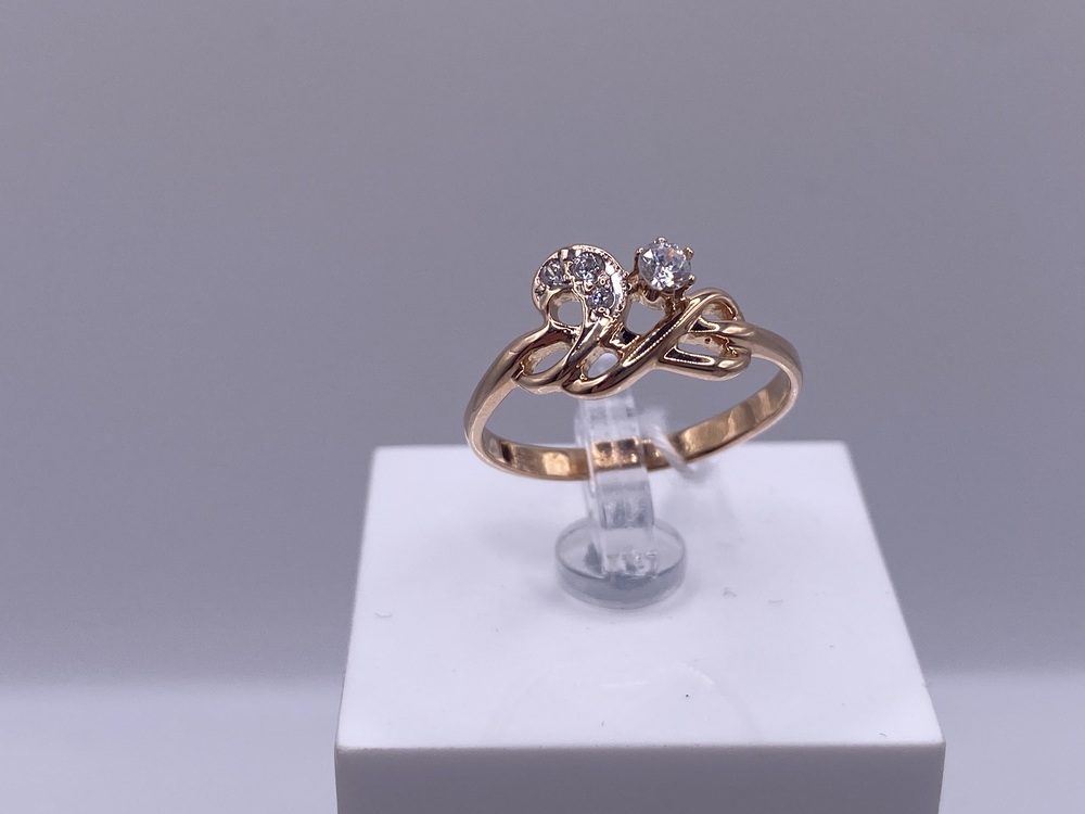 КОЛКМИ585 КОЛЬЦО С КАМНЯМИ (Au 585)