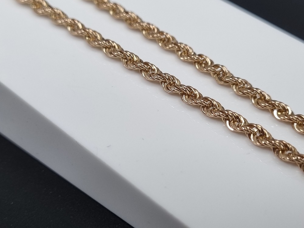 ЦЛВР585 ЦЕПЬ ПОЛНОВЕСНАЯ Веревка (Au 585)