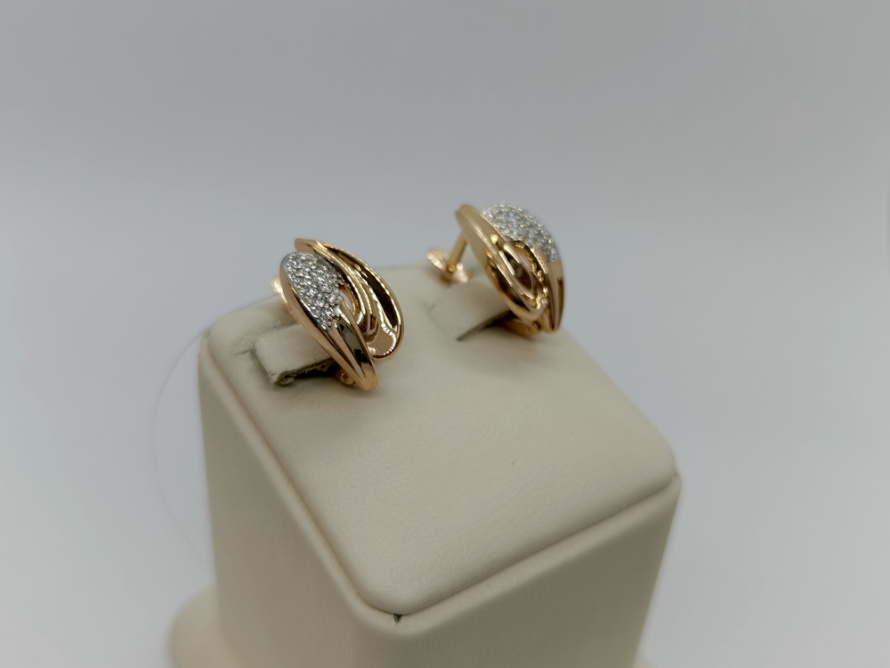 СЕРЬГИ С КАМНЯМИ (Au 585)