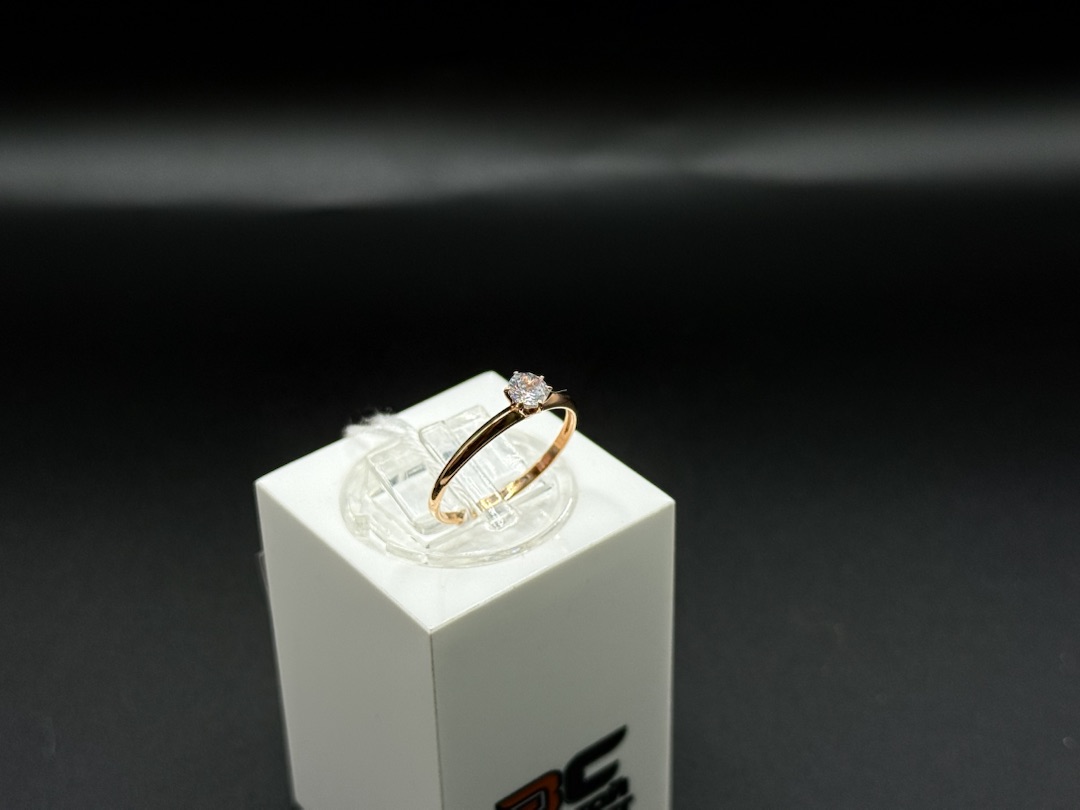 КОЛКМ585 КОЛЬЦО С КАМНЕМ (Au 585)