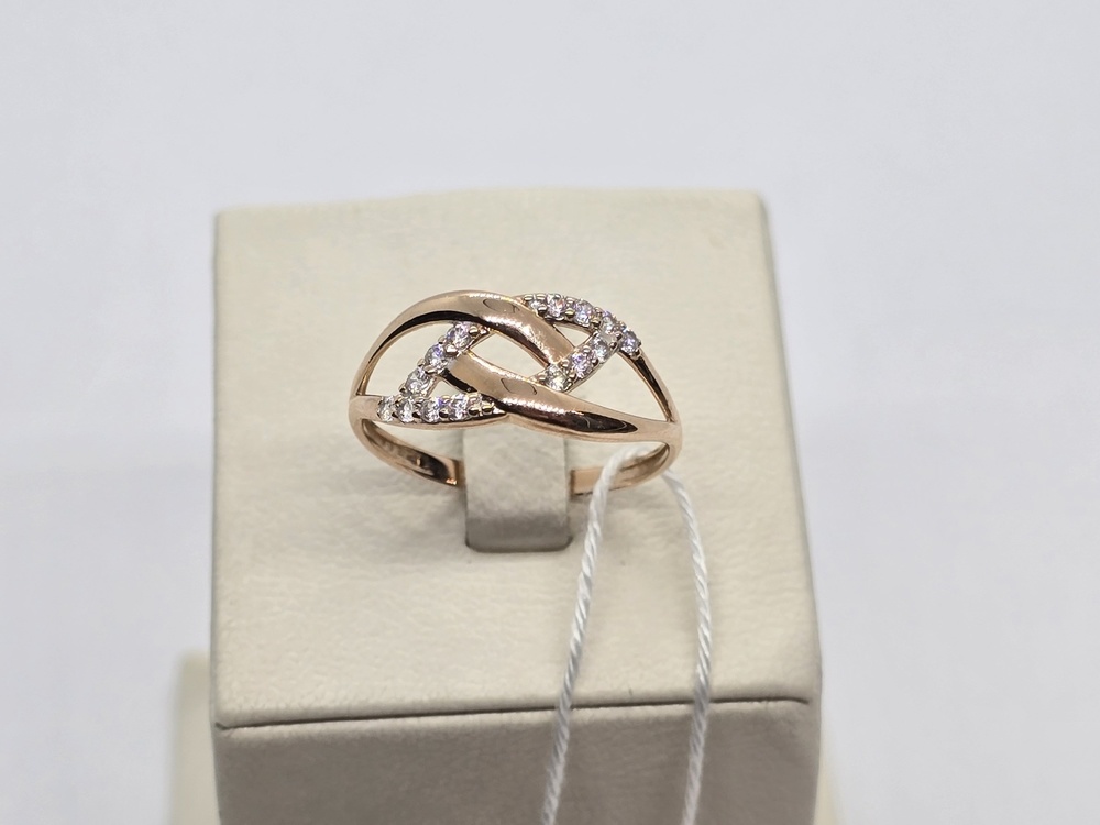 КОЛКМИ585 КОЛЬЦО С КАМНЯМИ (Au 585)