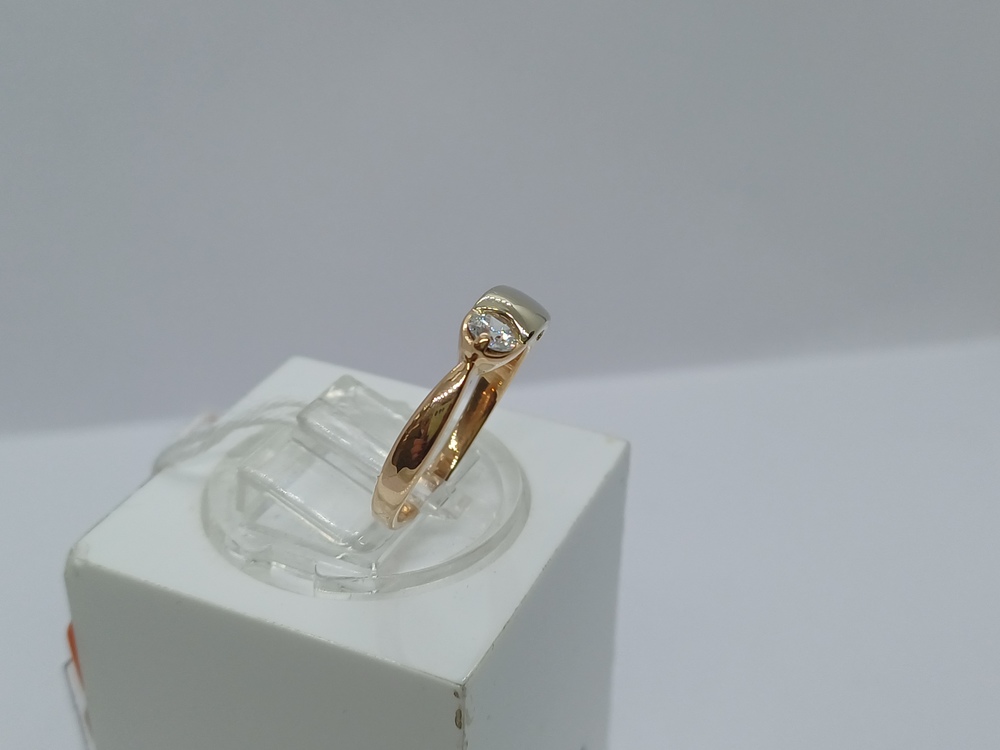 КОЛКМ585 КОЛЬЦО С КАМНЕМ (Au 585)