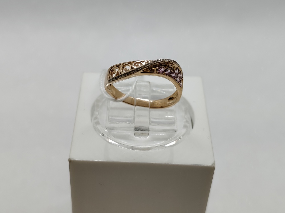 КОЛКМИ585 КОЛЬЦО С КАМНЯМИ (Au 585) КОЛКМИ585 КОЛЬЦО С КАМНЯМИ (Au 585)