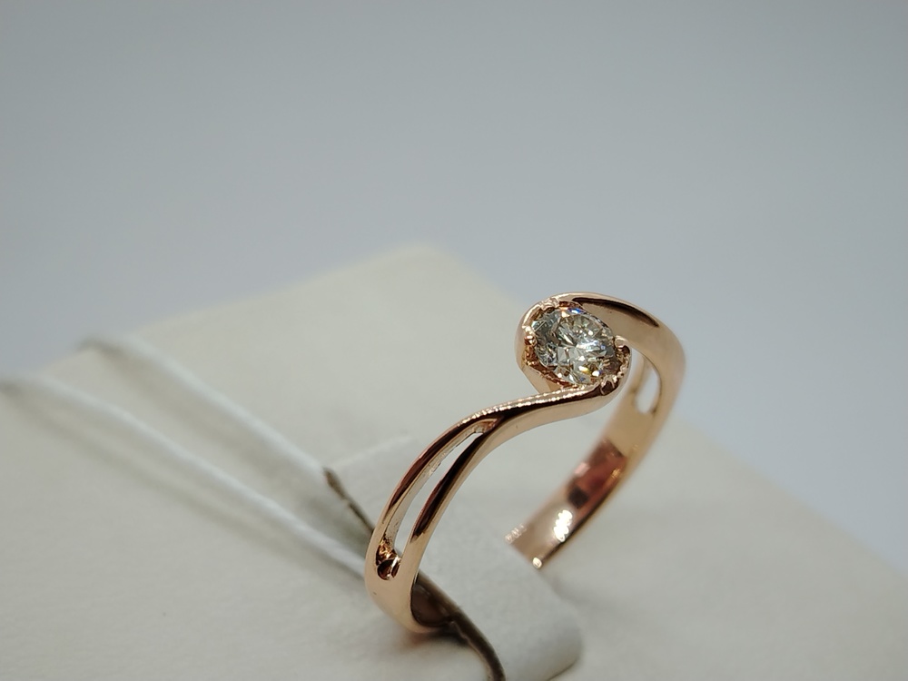 КОЛЬЦО БРИЛЛИАНТ Au 585