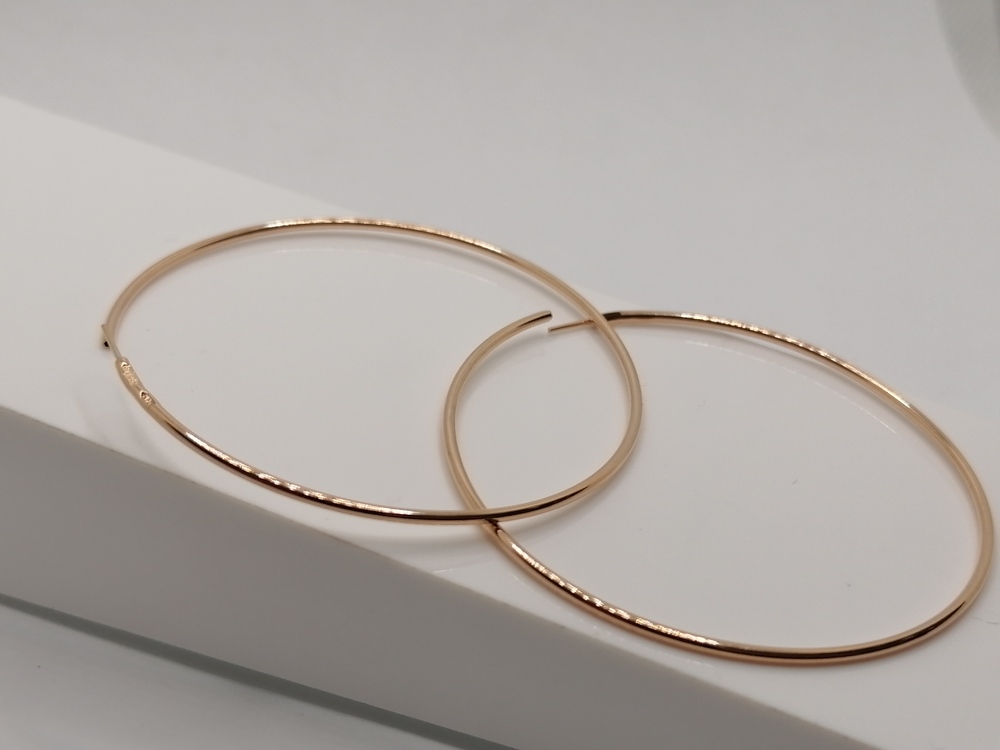 СКОН585 СЕРЬГИ КОНГО (Au 585)