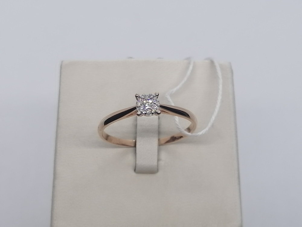 КОЛЬЦО БРИЛЛИАНТ Au 585