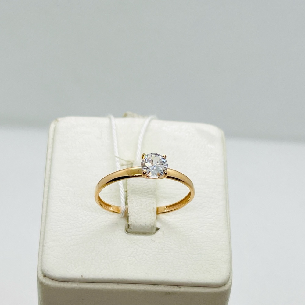 КОЛКМ585 КОЛЬЦО С КАМНЕМ (Au 585)