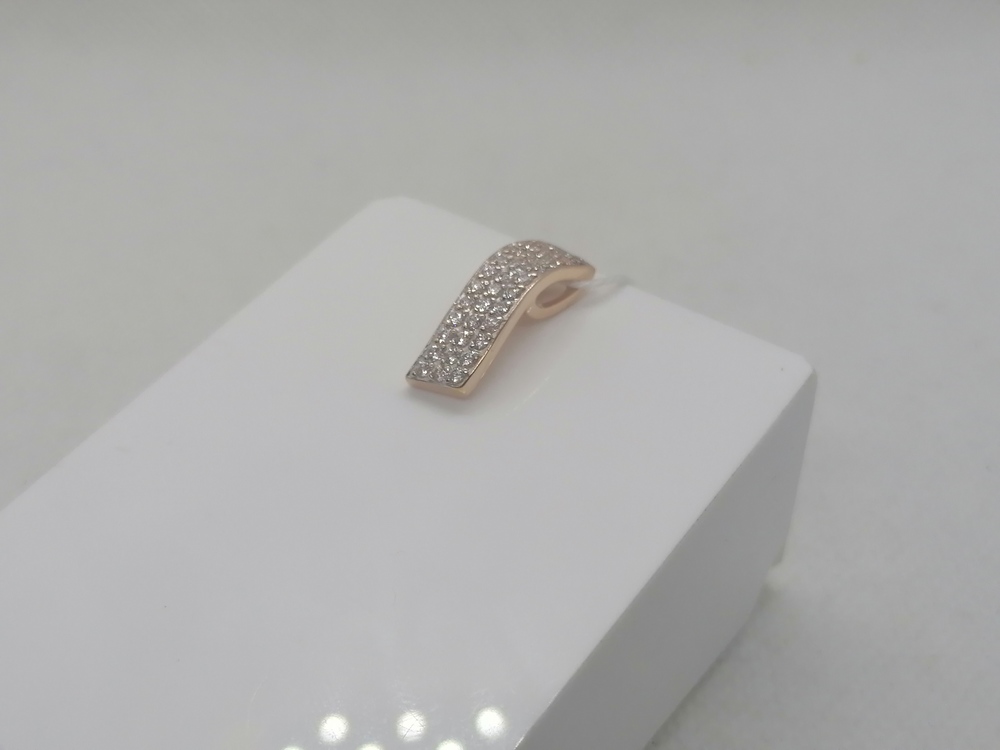 ПОДКМИ585 ПОДВЕСКА С КАМНЯМИ (Au 585)