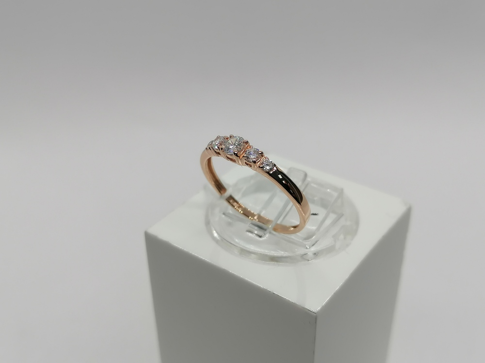 КОЛКМИ585 КОЛЬЦО С КАМНЯМИ (Au 585)
