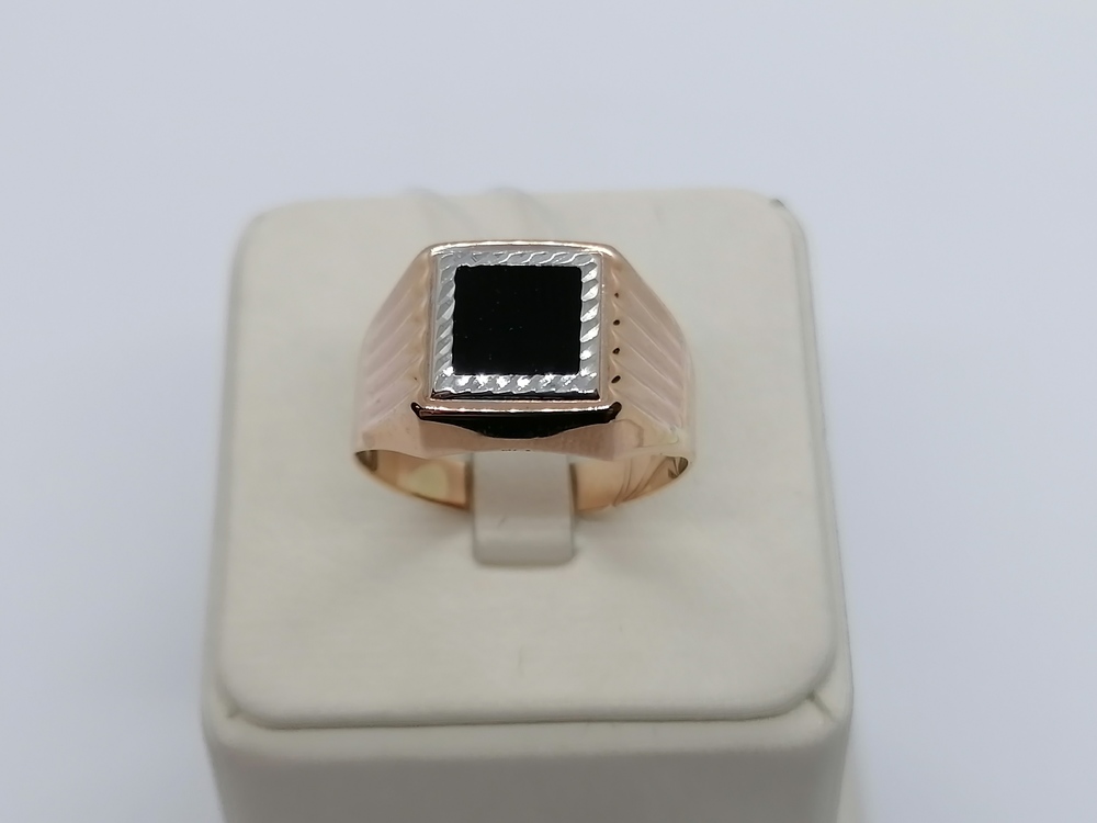 КОЛЬЦО ПЕЧАТКА Эмаль (Au 585)