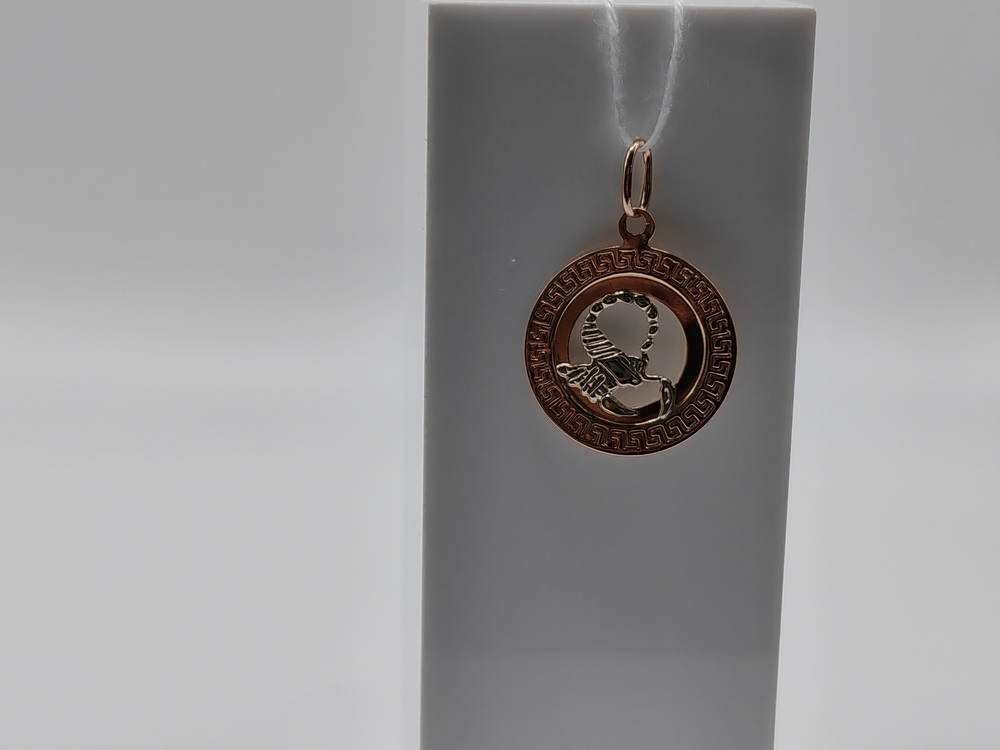 ПОДВЕСКА ЗНАК ЗОДИАКА СКОРПИОН Au 585