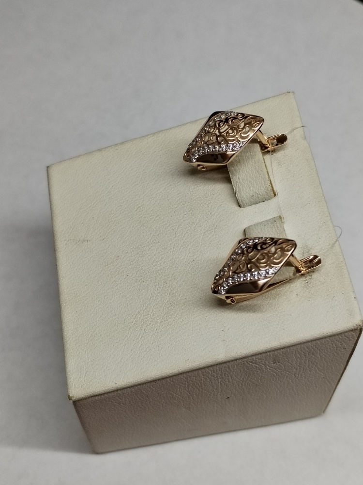 СЕРЬГИ С КАМНЯМИ (Au 585)