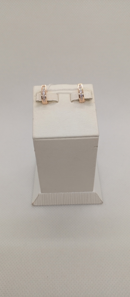 СКМИ585 СЕРЬГИ С КАМНЯМИ (Au 585)