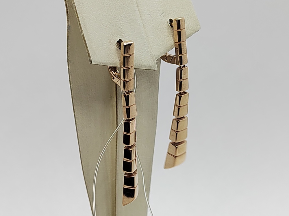 СЕРЬГИ БЕЗ КАМНЯ (Au 585)