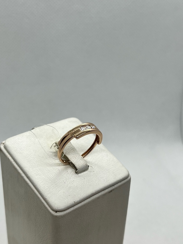 КОЛЬЦО С КАМНЯМИ (Au 585)