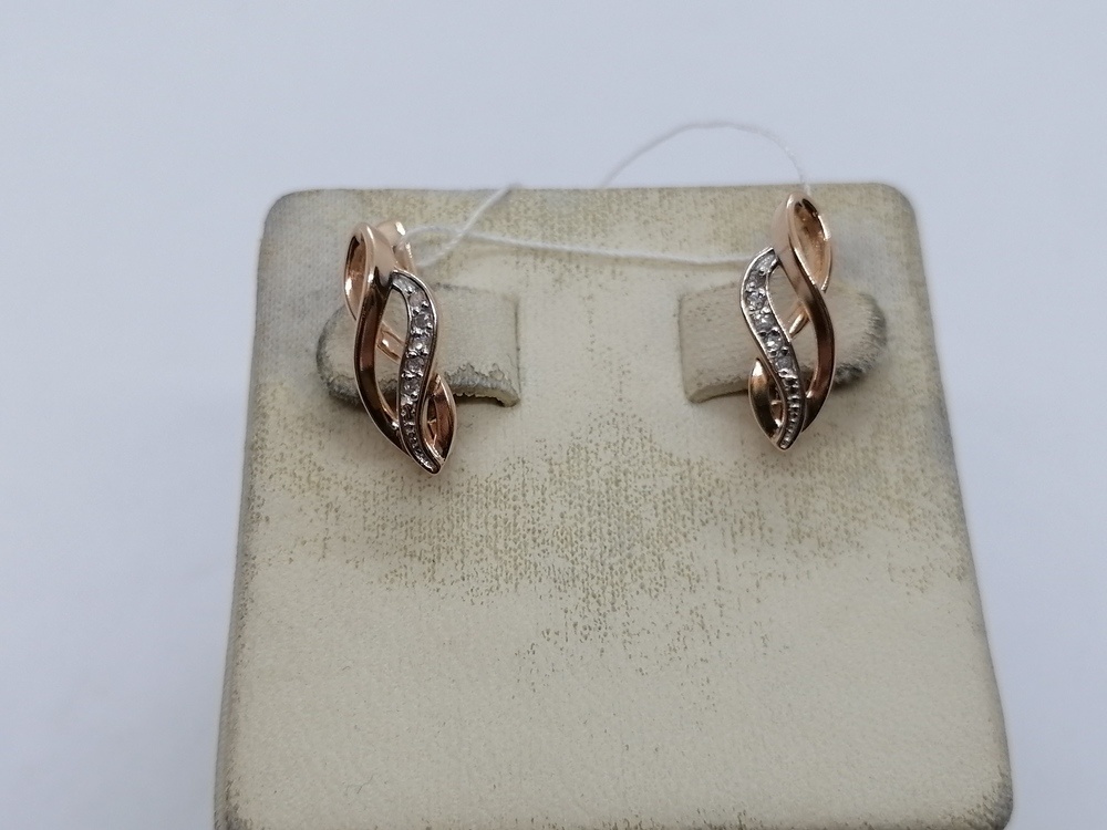 СЕРЬГИ БРИЛЛИАНТ (Au 585)