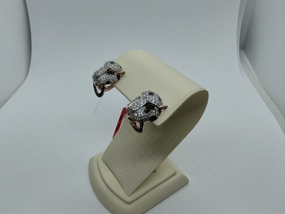 СЕРЬГИ С КАМНЯМИ (Au 585)