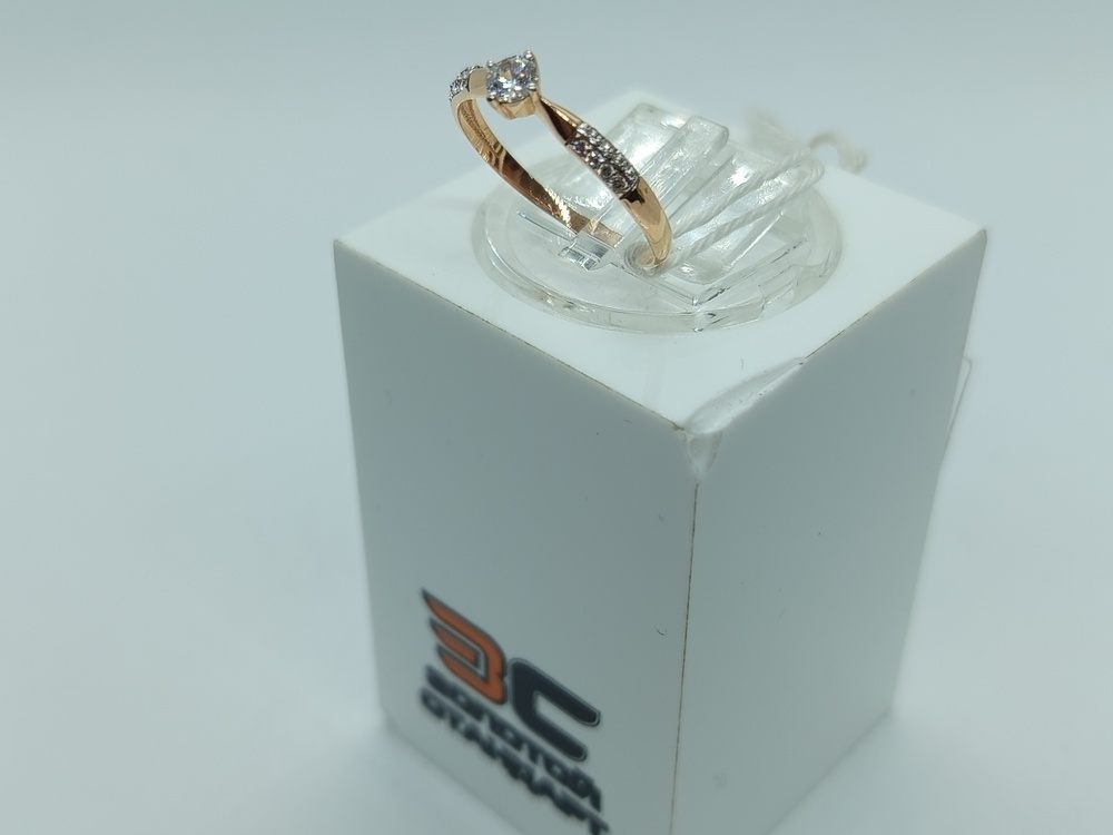 КОЛКМИ585 КОЛЬЦО С КАМНЯМИ (Au 585)
