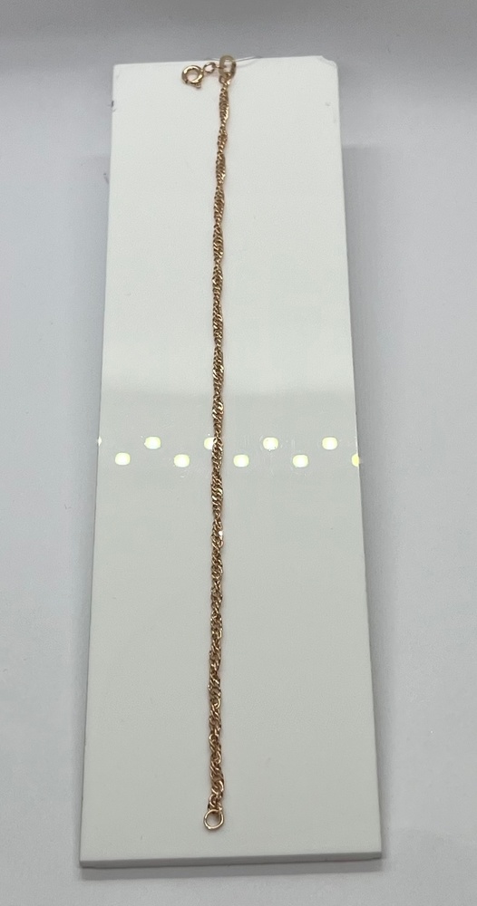 БРАСЛЕТ ПУСТОТЕЛЫЙ Сингапур (Au 585)