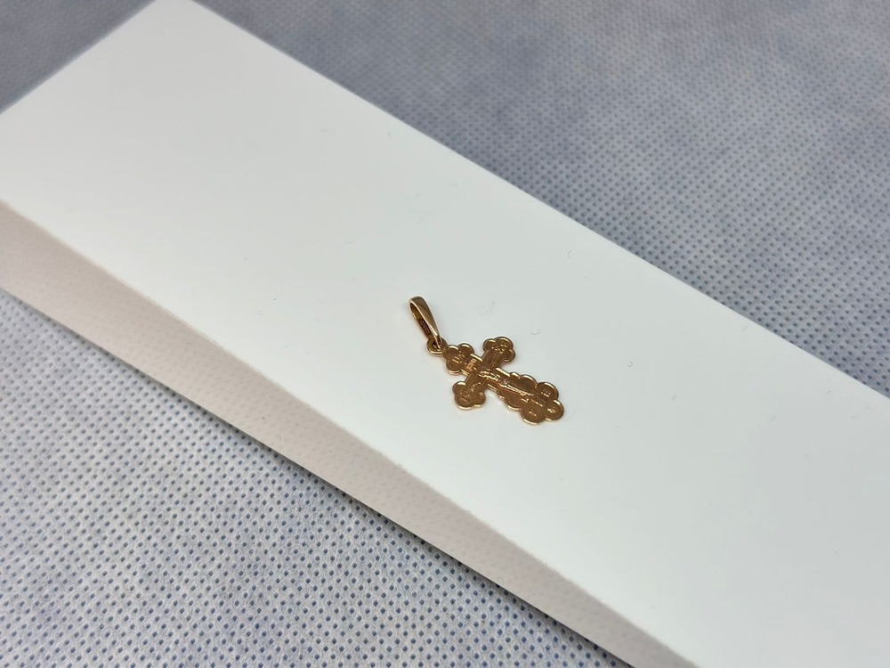 ПОДКБК585 ПОДВЕСКА КРЕСТ БЕЗ КАМНЯ (Au 585) ПОДКБК585 ПОДВЕСКА КРЕСТ БЕЗ КАМНЯ (Au 585)